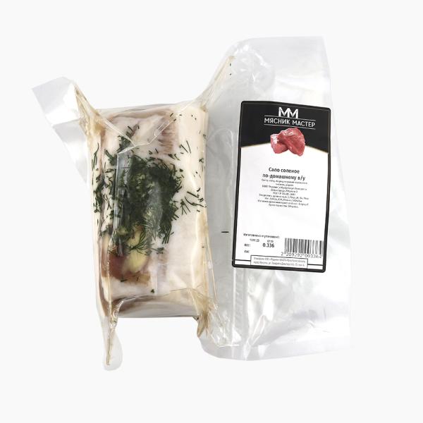 Сало соленое по-домашнему в/у